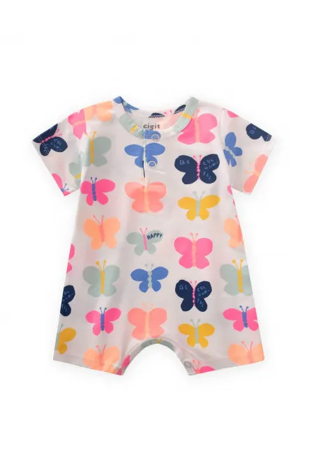 Desenli Tulum 0-3 Yaş Kelebek Desen