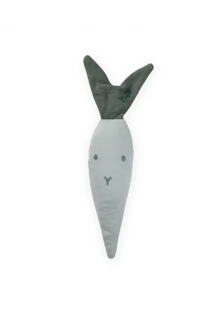 Müslin Çıngıraklı Havuc Oyuncak Mint Yeşili