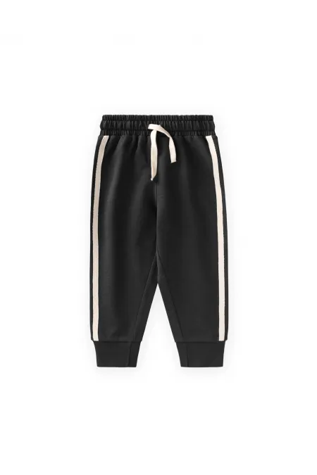 Ensemble de survêtement à rayures, 1 à 10 ans, noir