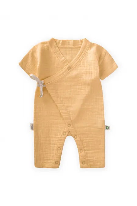 Organic Kruvaze Müslin Tulum 0-9 Ay Sundres