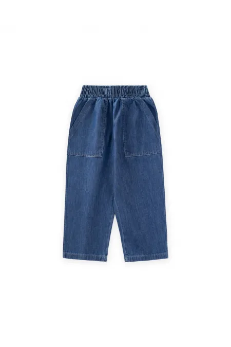 Kot Pantolon 2-8 Yaş Mavi