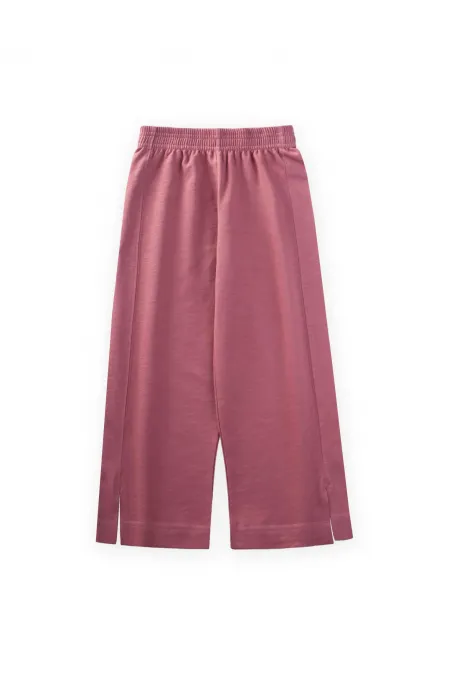 Wide Cut Trousers 4-12 Years Old Dusty Rose Wide Cut Trousers 4-12 Years Old Dusty Rose