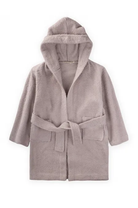 Peignoir enfant 2-9 ans gris