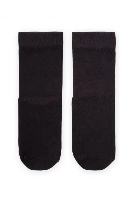Tabanı ABS li Bambu Çocuk Çorabı Siyah