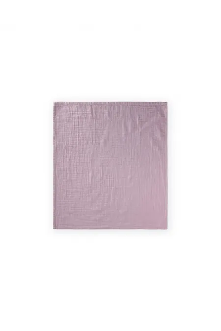 Tissu mousseline biologique 50x50 cm lilas