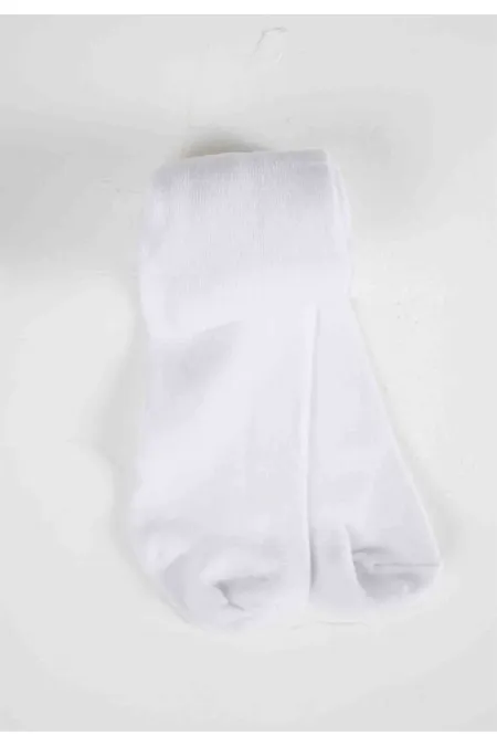 Çocuk Düz Külotlu Çorap 1-13 Yaş beyaz