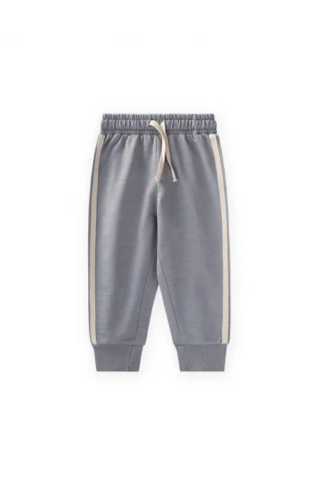 Ensemble de survêtement à rayures, 1 à 10 ans, gris