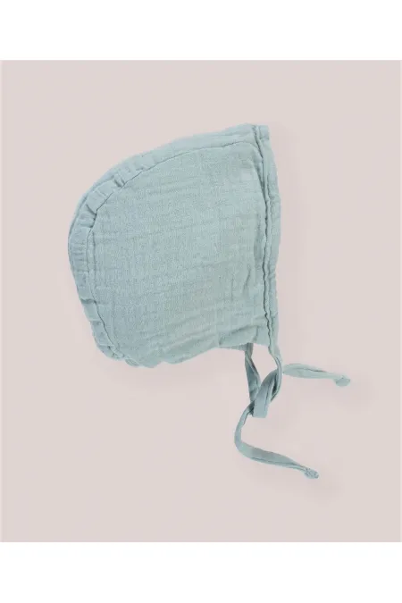 Tie-Up Baby Muslin Hat 0-2 years Mint Green Tie-Up Baby Muslin Hat 0-2 years Mint Green