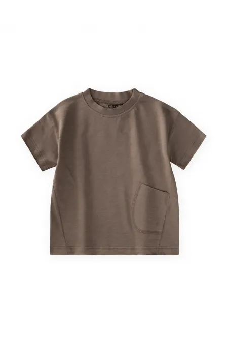 T-Shirt 1-8 Yaş Vizon