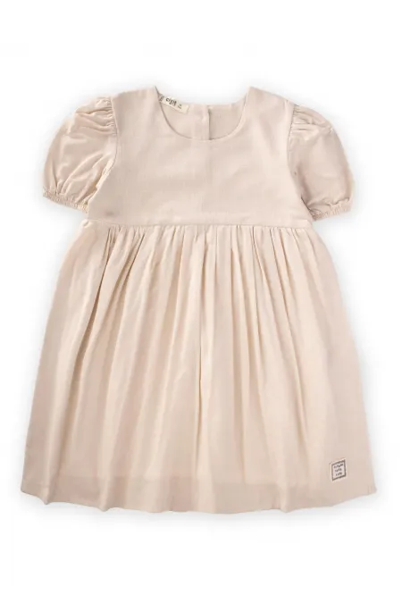 Robe à flammes 2-7 ans écru