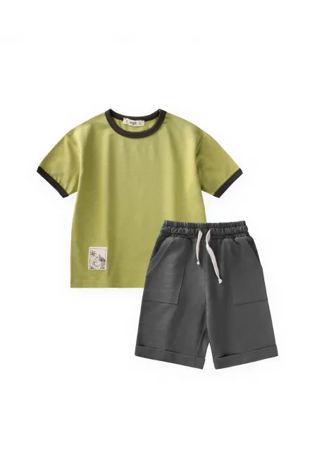 Capri T-Shirt Set, Ages 2-10, Lime Capri T-Shirt Set, Ages 2-10, Lime