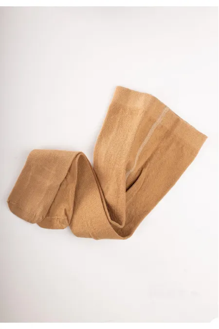 Çocuk Düz Külotlu Çorap 1-13 Yaş Açık Kahve