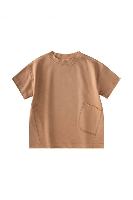 T-Shirt 1-8 Yaş Camel