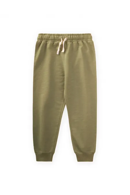 Survêtement basique saisonnier 2-10 ans Olive