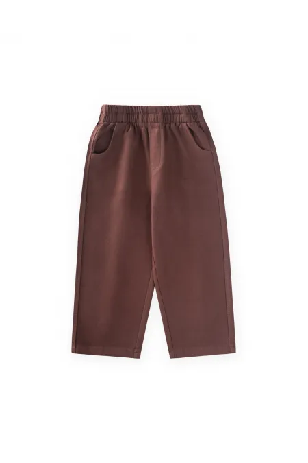 Baggy Pantolon 2-10 Yaş Bordo