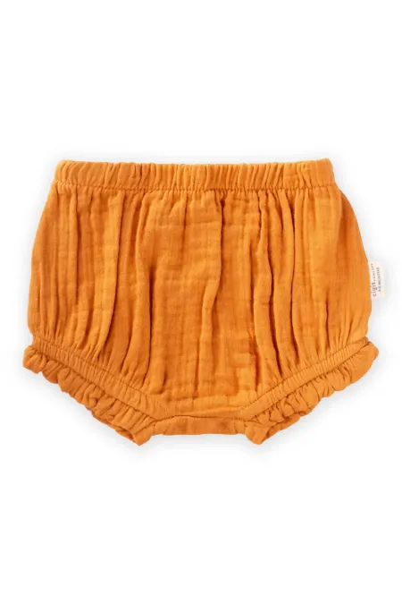 Short à volants orange 0-2 ans