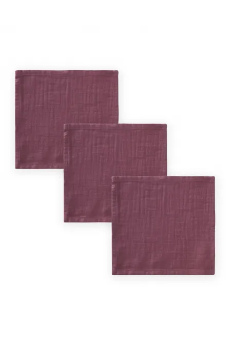 Chiffon triple bouche, prune