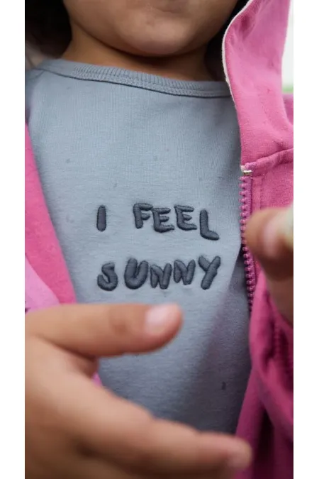 Nakışlı Sweatshırt 1-7 Yaş Mint Yeşil