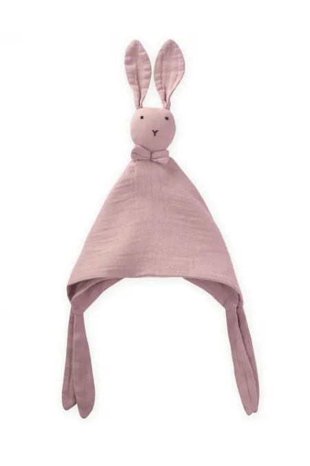 Rabbit Muslin Sleeping Companion (Washed) 40X40 cm Lilac