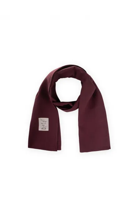 Children's Scarf 25X140 Cm Plum