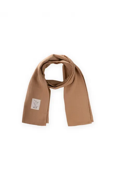 Children's Scarf 25X140 Cm Camel