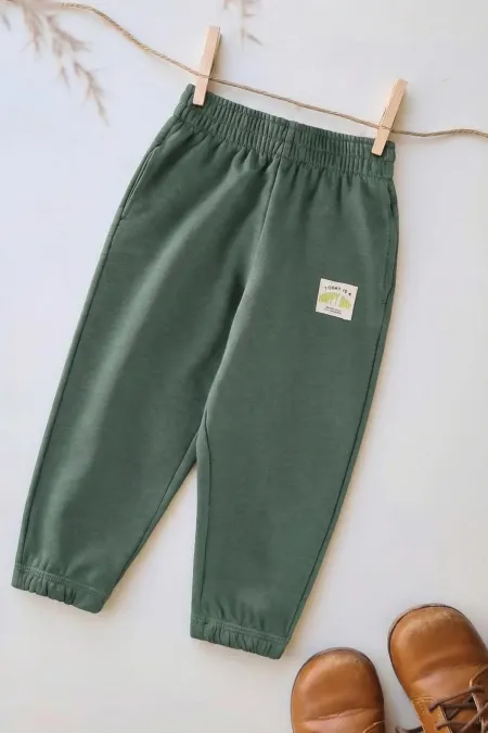 Survêtement de jogging vert clair, 2-10 ans