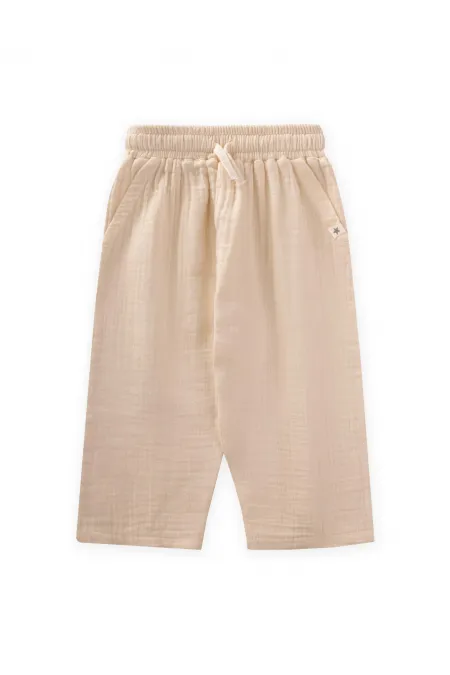 Müslin Pantolon 1-10 Yaş Bej Müslin Pantolon 1-10 Yaş Bej