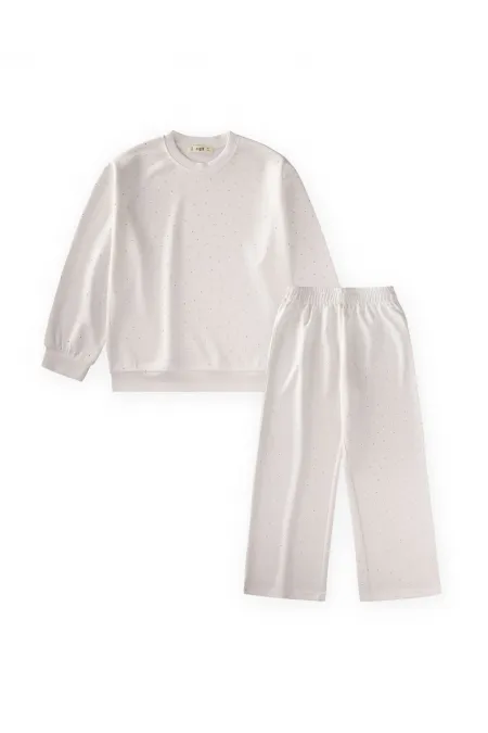 Complete Embellished Modal Set, Ages 8-13, Ecru