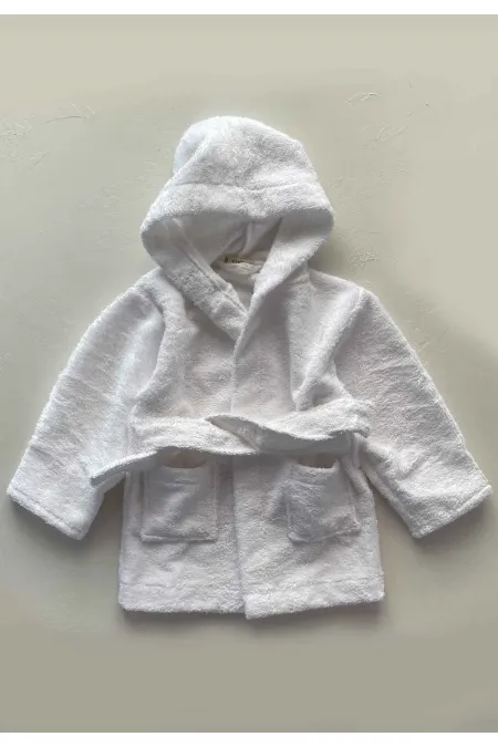 Peignoir enfant 2-9 ans écru