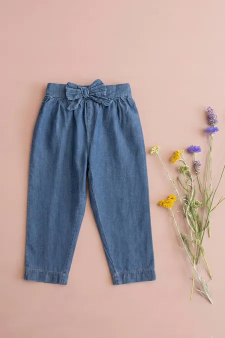 Havuç Kesim Kot Pantolon 0-5 Yaş Mavi