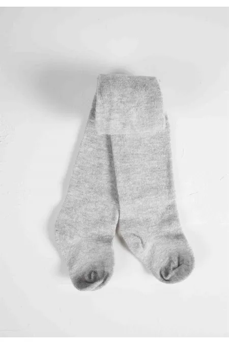 Children's Plain Tights 1-13 Years Gray