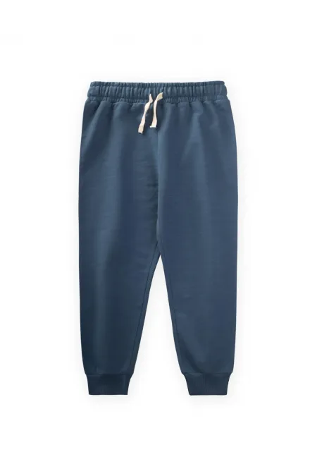 Ensemble de survêtement basique saisonnier bleu marine pour enfants de 2 à 10 ans