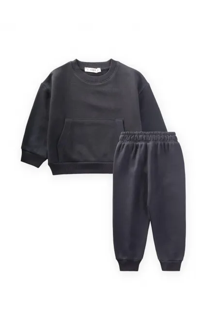 Sweatshirt set 1-8 years old Anthracite