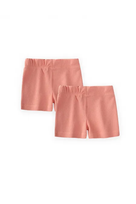 İkili Waffle Boxer 2-11 Yaş Somon