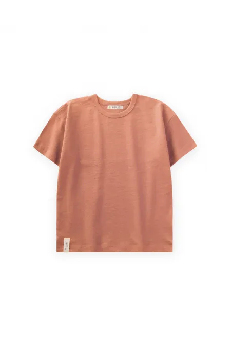 Basic T-Shırt 1-10 Yaş Turuncu