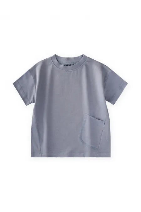 T-Shirt 1-8 Yaş Pastel Mavi