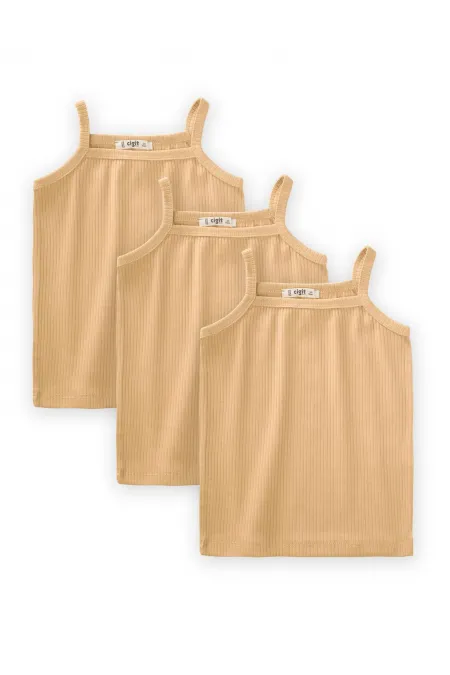 Üç lü İp Askılı Atlet 2-9 Yaş Sundres