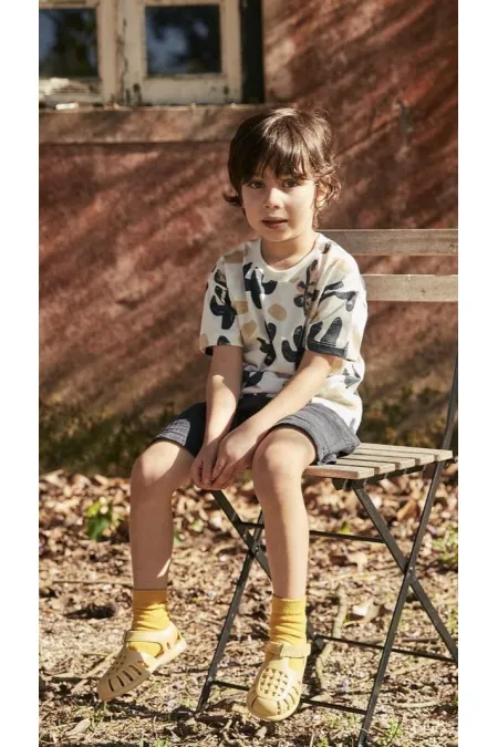 Ensemble de t-shirts imprimés cactus 2-8 ans écru