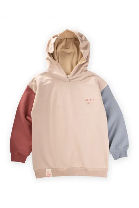 Sweat-shirt multicolore beige 5-12 ans
