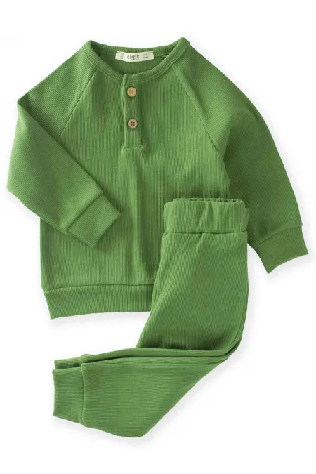 Reglan Kol Patlı  Basıc Takım 1-8 Yaş Yağ Yeşili