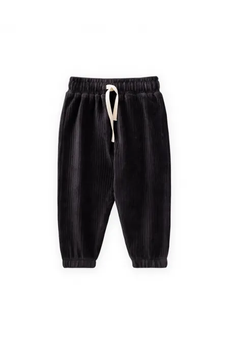 Corduroy Jogger Pants 1-10 Years Black Corduroy Jogger Pants 1-10 Years Black