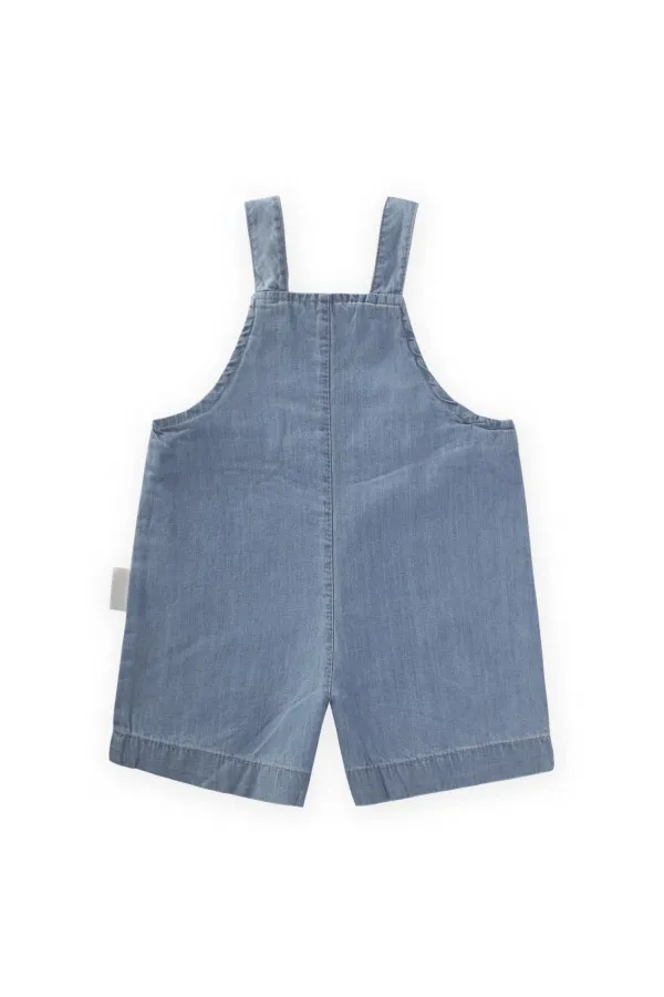 Denim Overalls with Suspenders for 0-3 Years Olds Blue