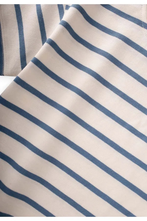 Ensemble Capri basique rayé 1-5 ans Indigo rayé Ensemble Capri basique rayé 1-5 ans Indigo rayé