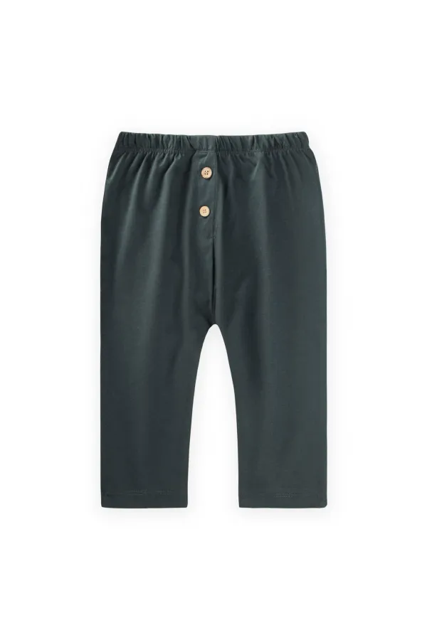 Ensemble de survêtement bébé à carreaux imitation kaki/vert, 0-3 ans