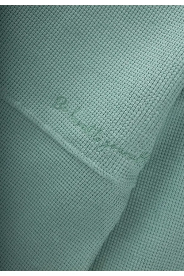 Oversize Waffle Seasonal T-Shirt 2-14 Years Green