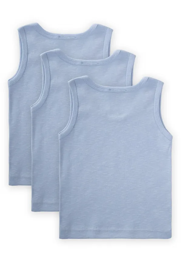 Ensemble de sport trois pièces pour garçon, 2-9 ans, bleu