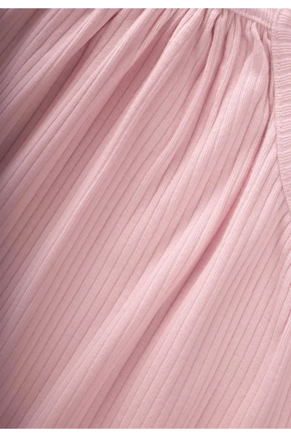 Robe à bretelles rose poudré pour enfant de 1 à 7 ans