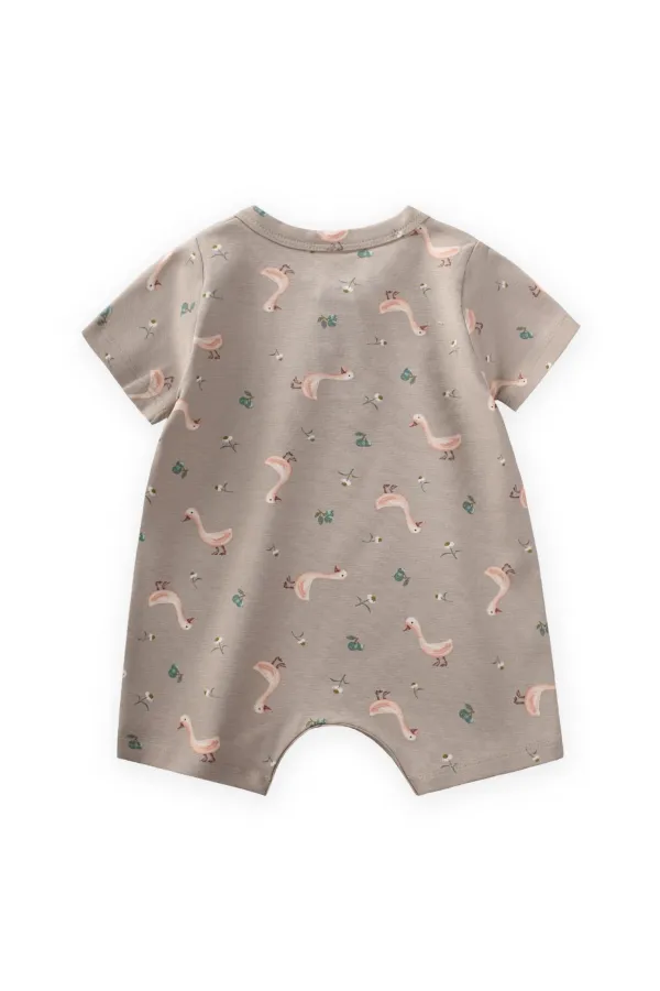 Desenli Tulum 0-3 Yaş Ördek Desen