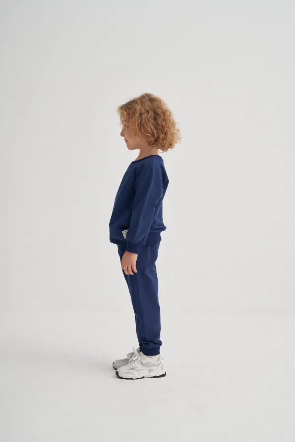 Basic Tracksuit for 2-7 Years Old Navy Blue