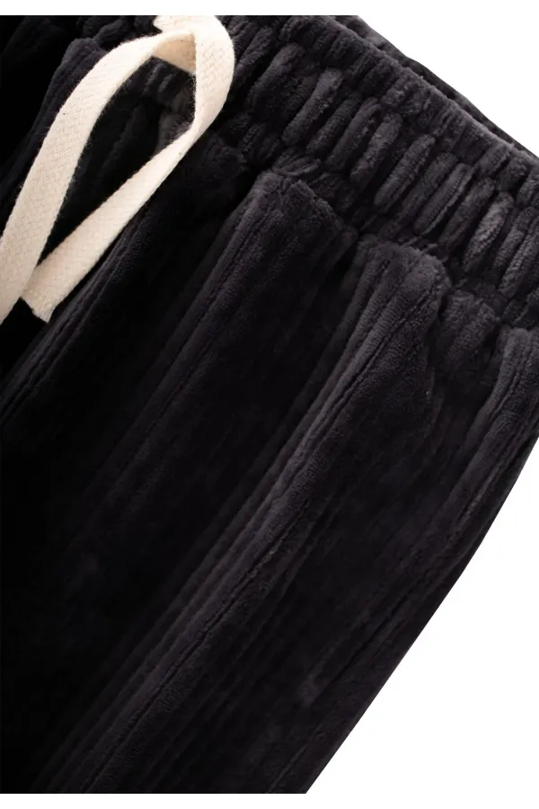 Corduroy Jogger Pants 1-10 Years Black